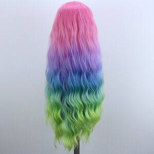 Candy Crush Ombre Beachy Waves Mermaid Wig